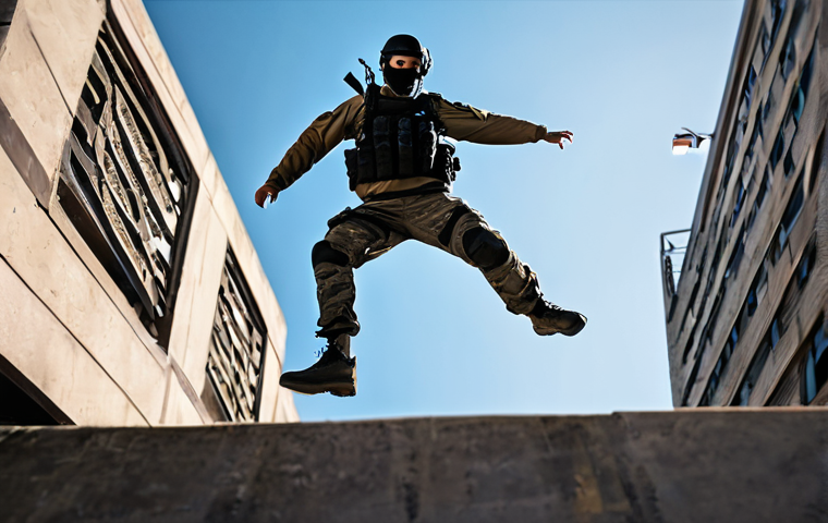 서든어택 점프샷 연습법 - Here are three detailed image generation prompts in English, keeping all your guidelines in mind: 서든어택 점프샷 연습법 - Here are three detailed image generation prompts in English, keeping all your guidelines in mind: