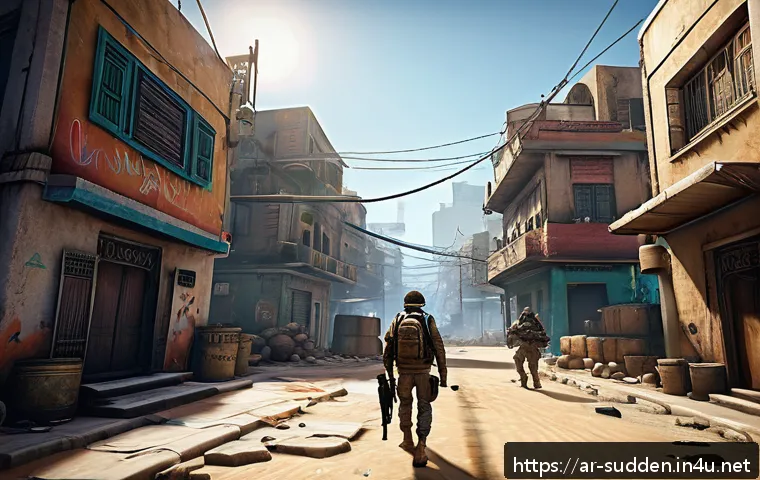 서든어택 클래식 모드와 차이점 - A dynamic multiplayer battle scene from the "Serdan Attack" game mode, showing a diverse team of tac...